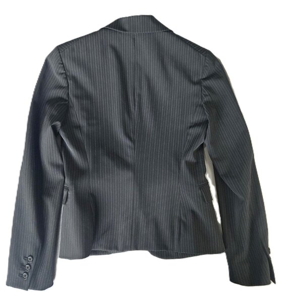 Tahari Women's Blazer, Black Pinstripe - Picture 2 of 7
